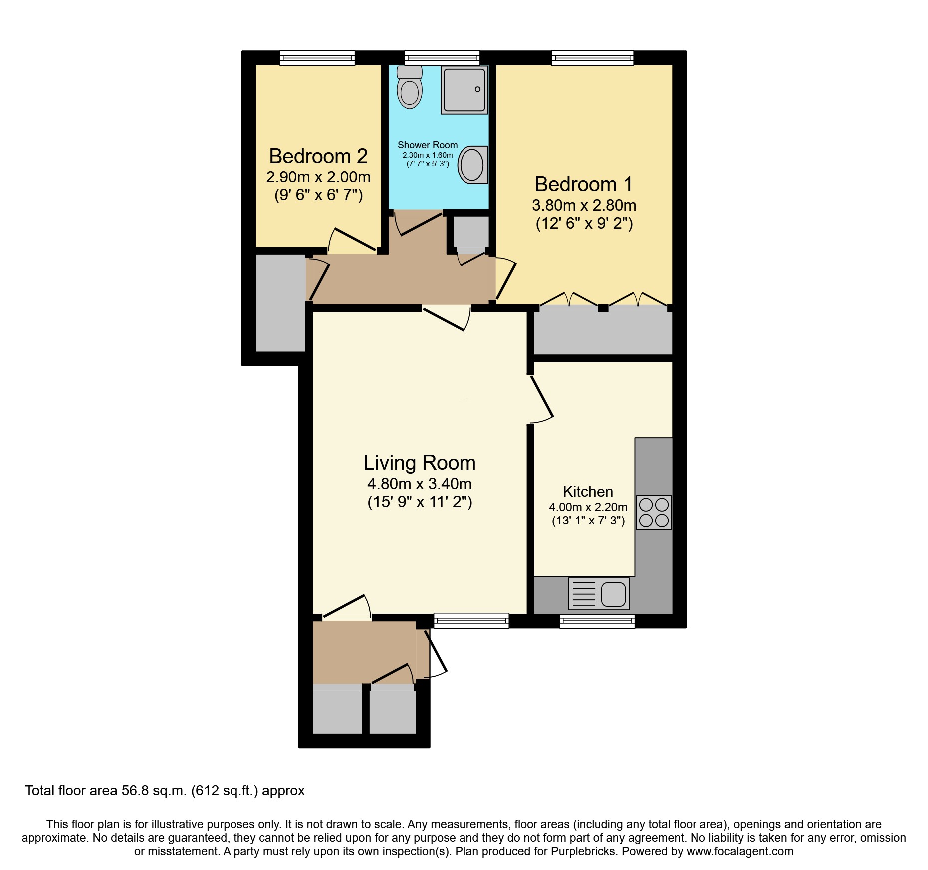 960a Alum Rock Road, Birmingham, B8 floorplan