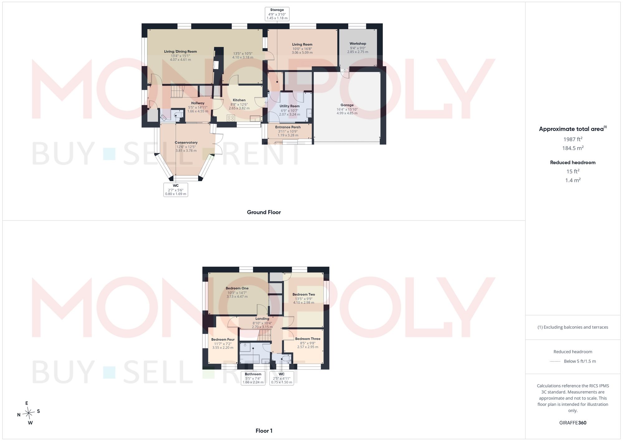 8 Sundorne, Wrexham floorplan