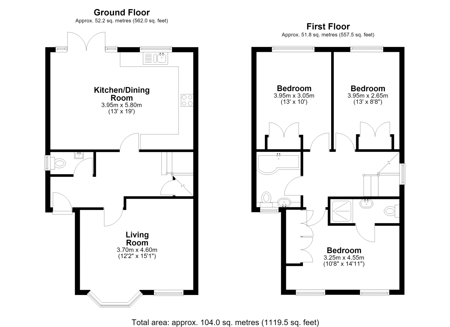 19a, The Crescent, Egham floorplan
