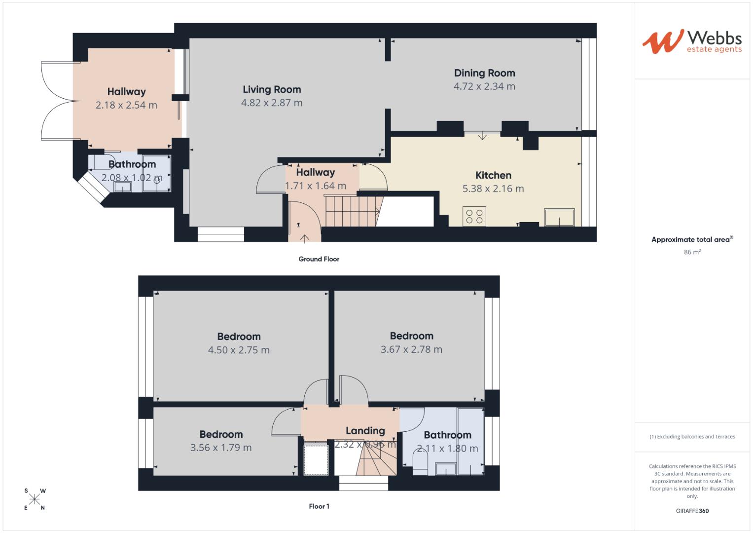 23, Southgate, Cannock floorplan