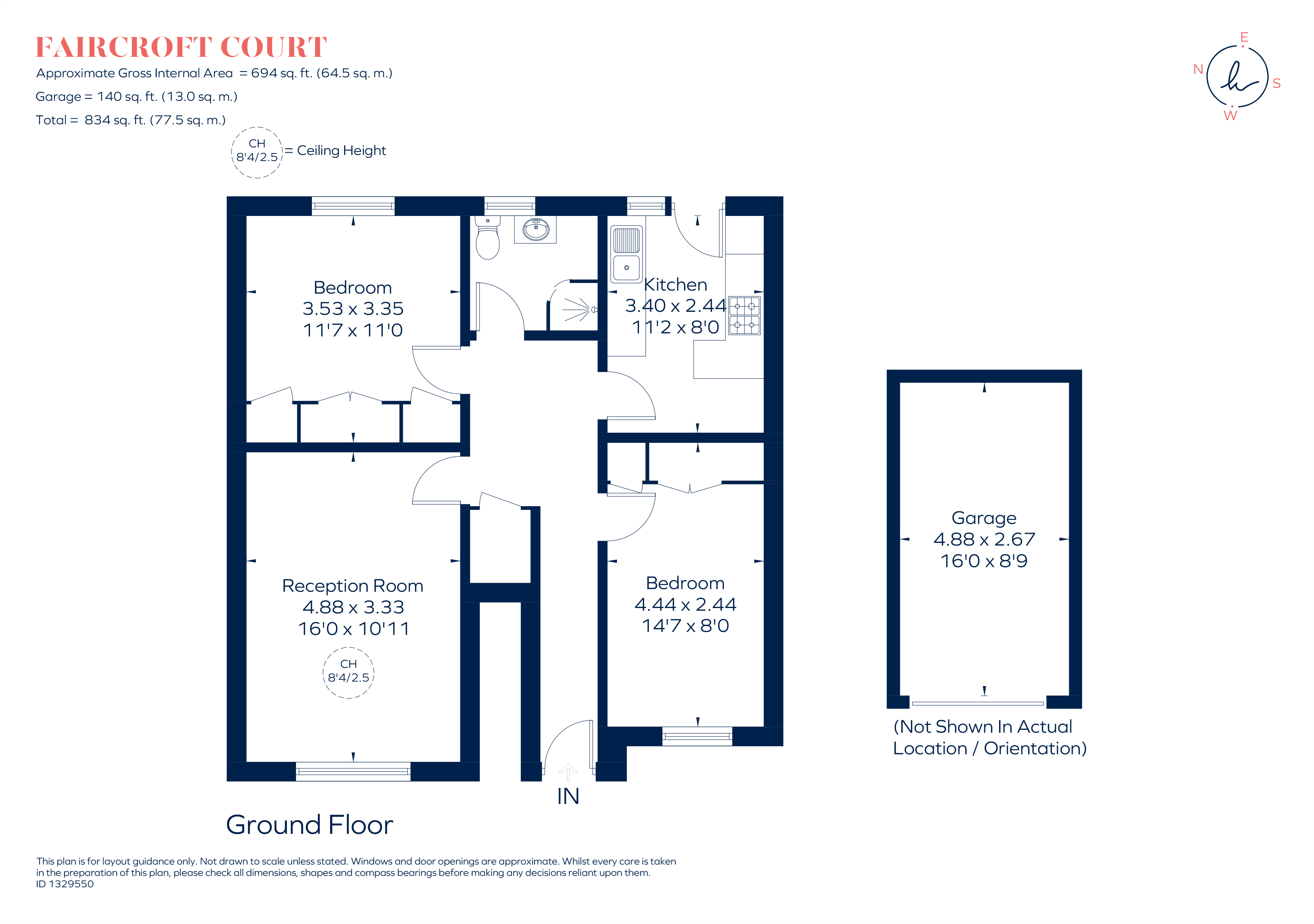 5 Faircroft Court, Udney Park Road, Teddington floorplan