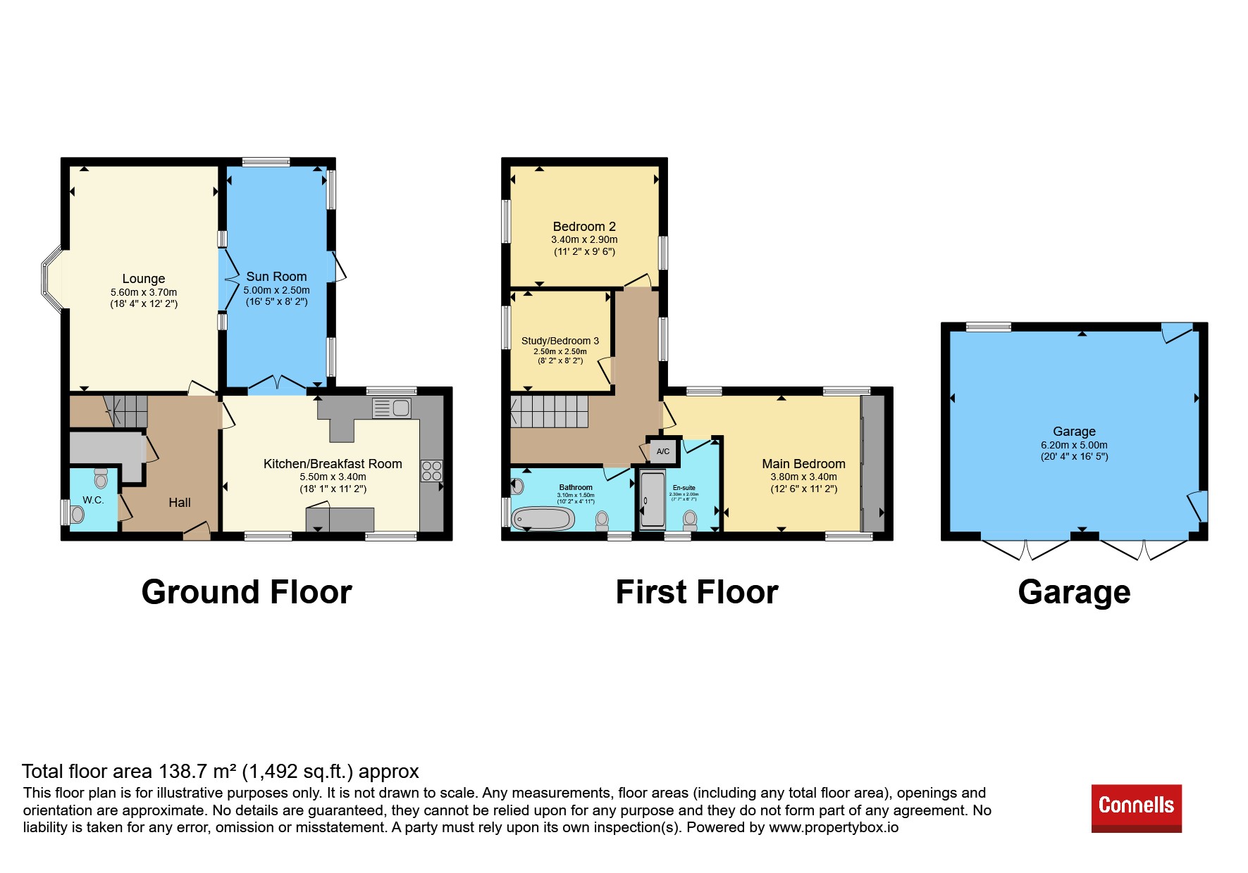 9, Fillingham Way, HATFIELD floorplan