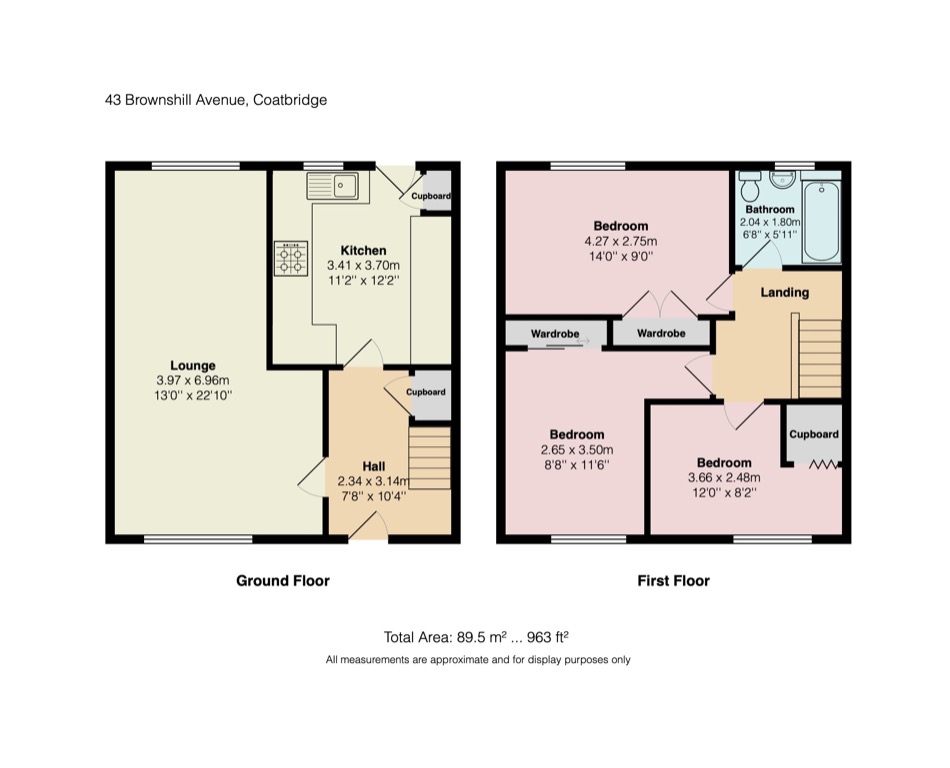 Brownshill Avenue, Coatbridge, North Lanarkshire ML5, 3 bedroom