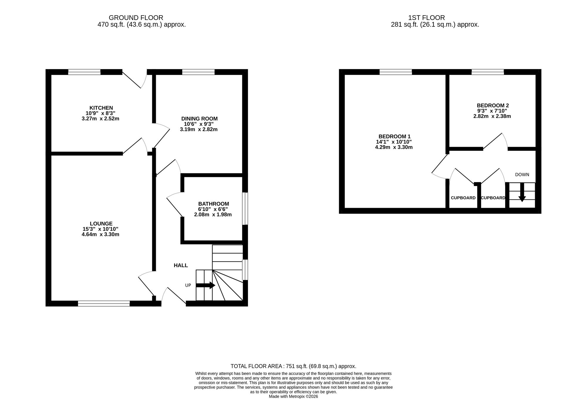 44 Lords Mill Road, Crewe floorplan