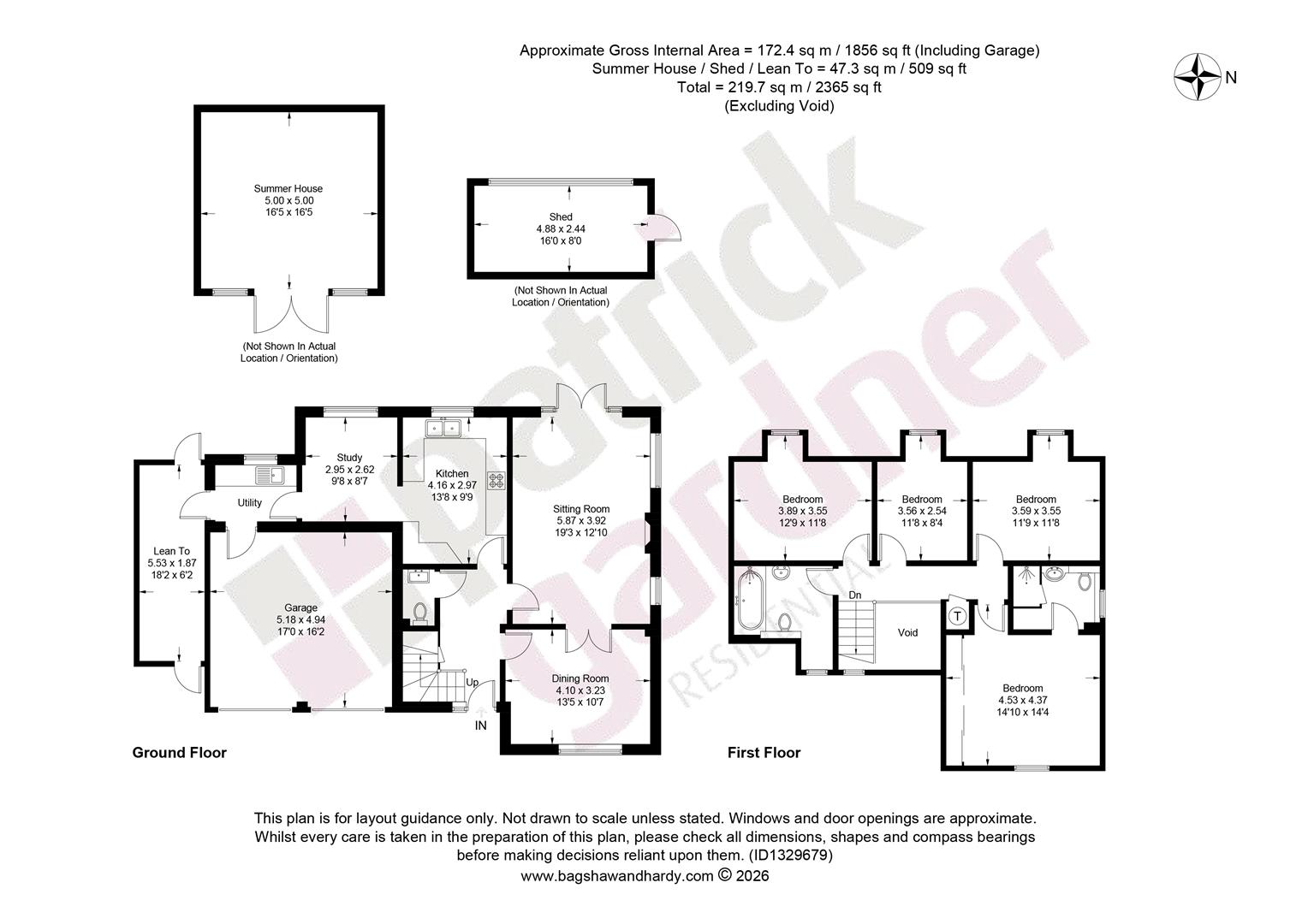 9, Rye Field, Ashtead floorplan
