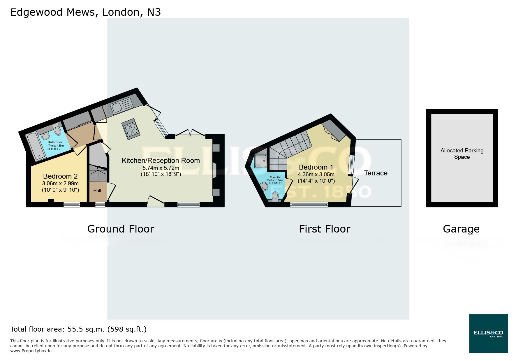 47, Edgewood Mews, Finchley floorplan