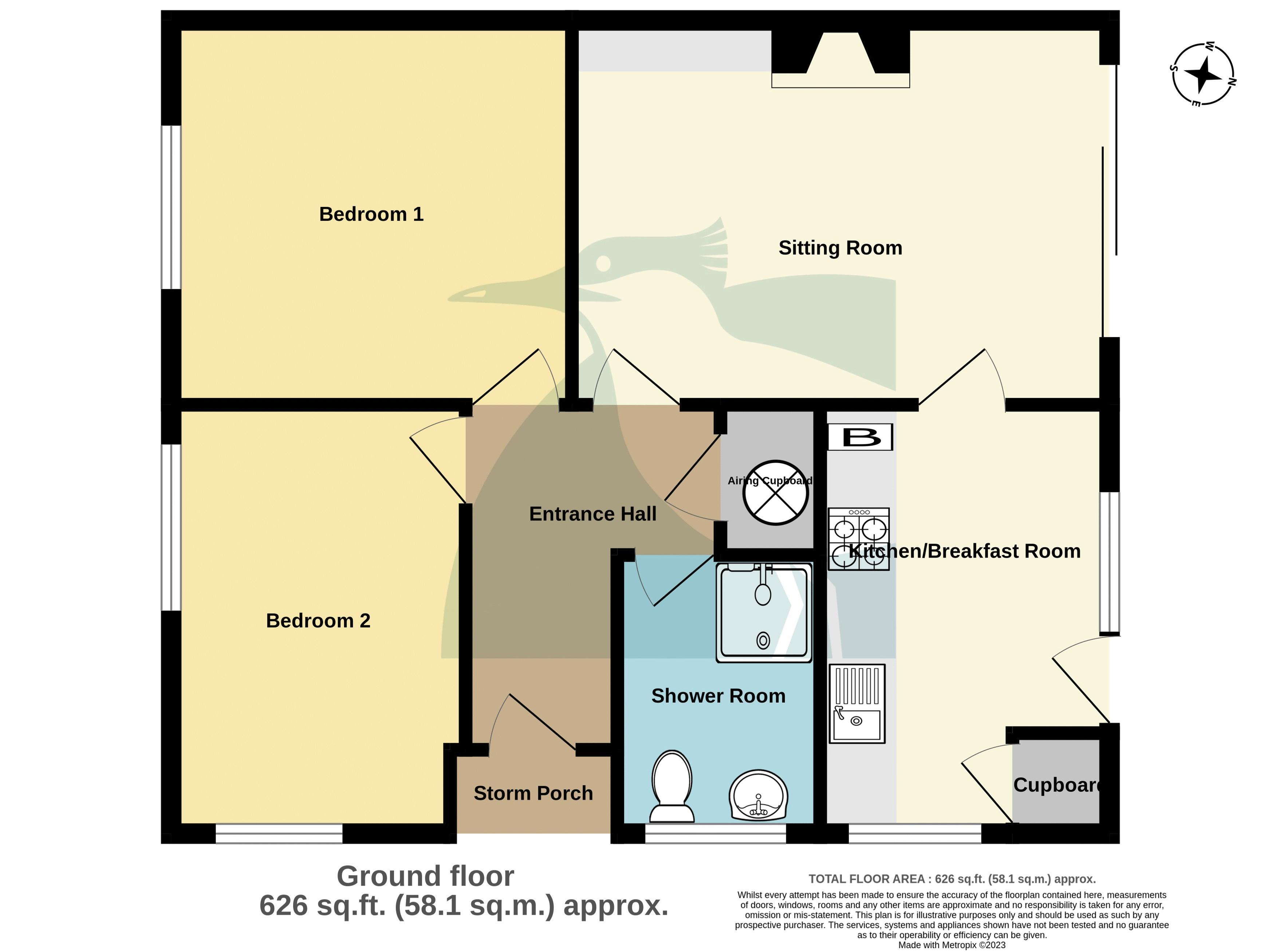 Edmund Street, Wingham, Canterbury CT3, 2 bedroom bungalow for sale