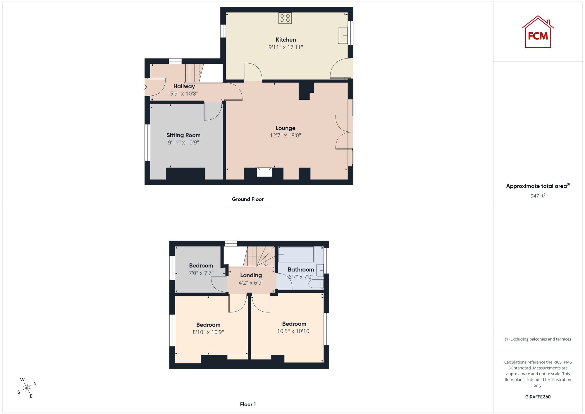 8 Coronation Avenue, Workington floorplan