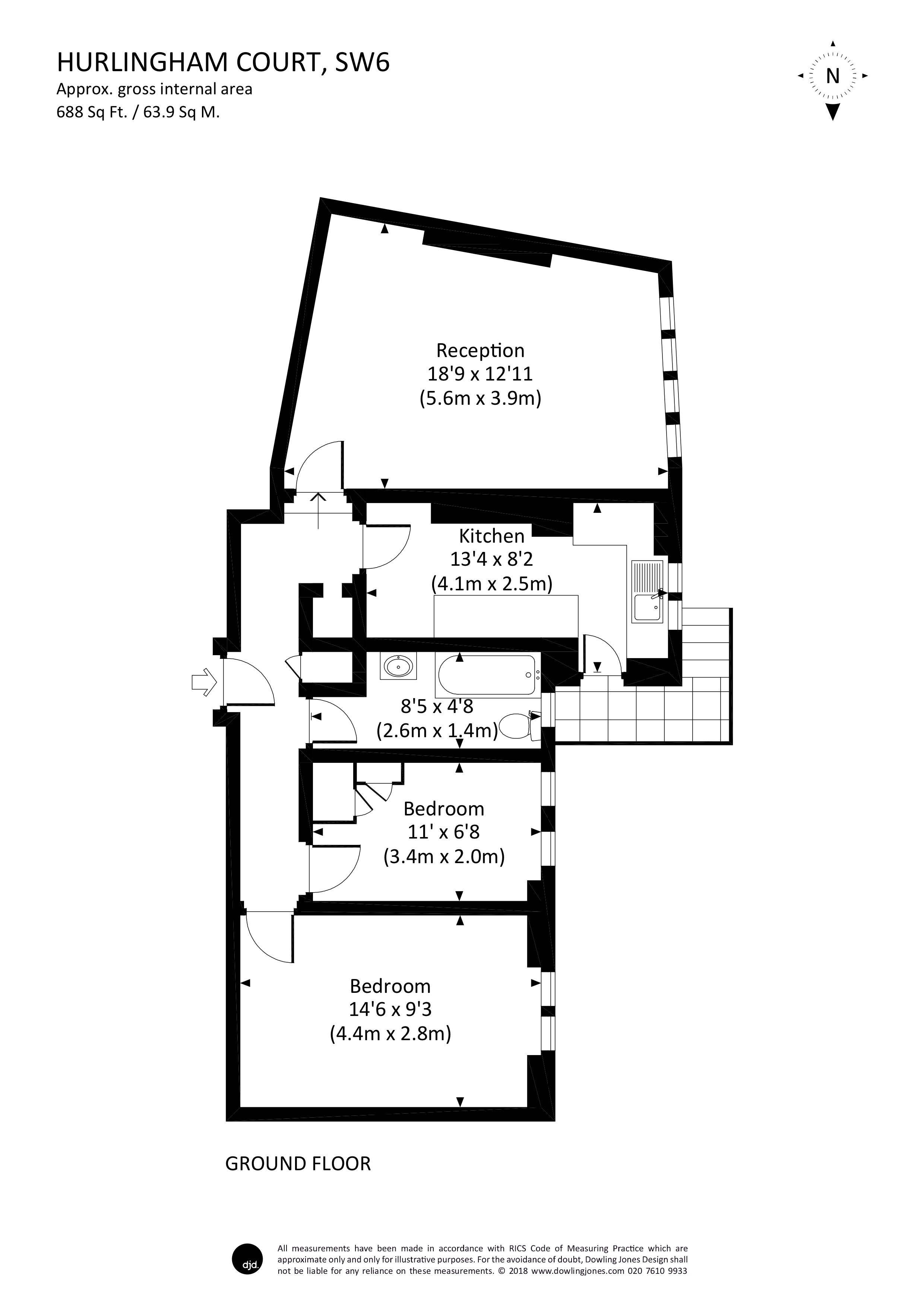 2 Bedrooms Flat to rent in Hurlingham Court, Ranelagh Gardens, Fulham SW6