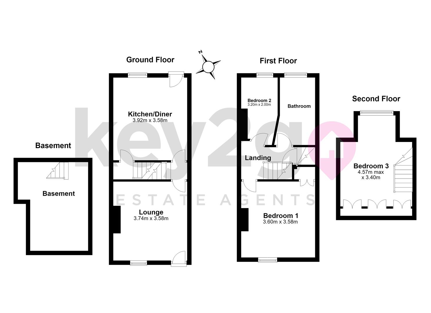 113, Alexandra Road, Sheffield floorplan