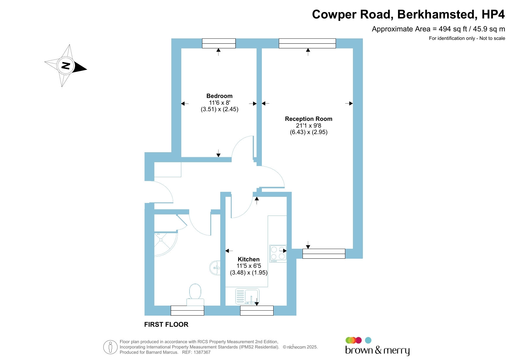 28, Nightingale Lodge, Cowper Road, Berkhamsted floorplan