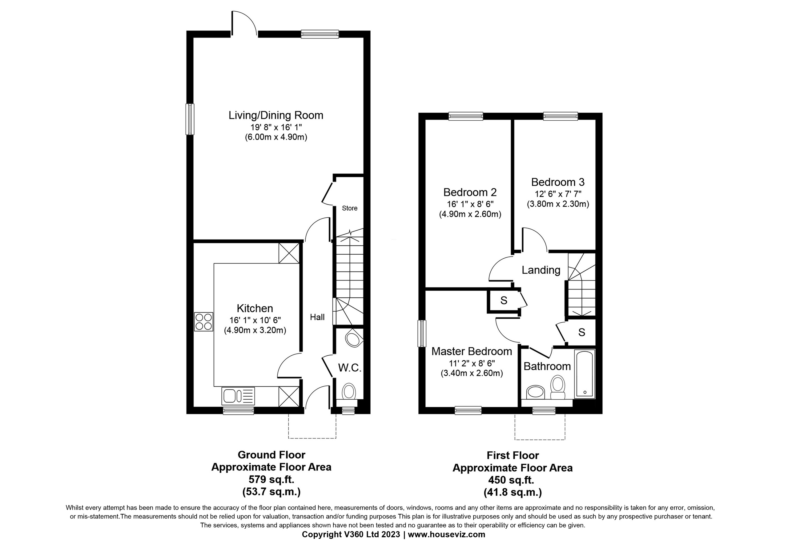 2 Battenberg Close, Romsey floorplan