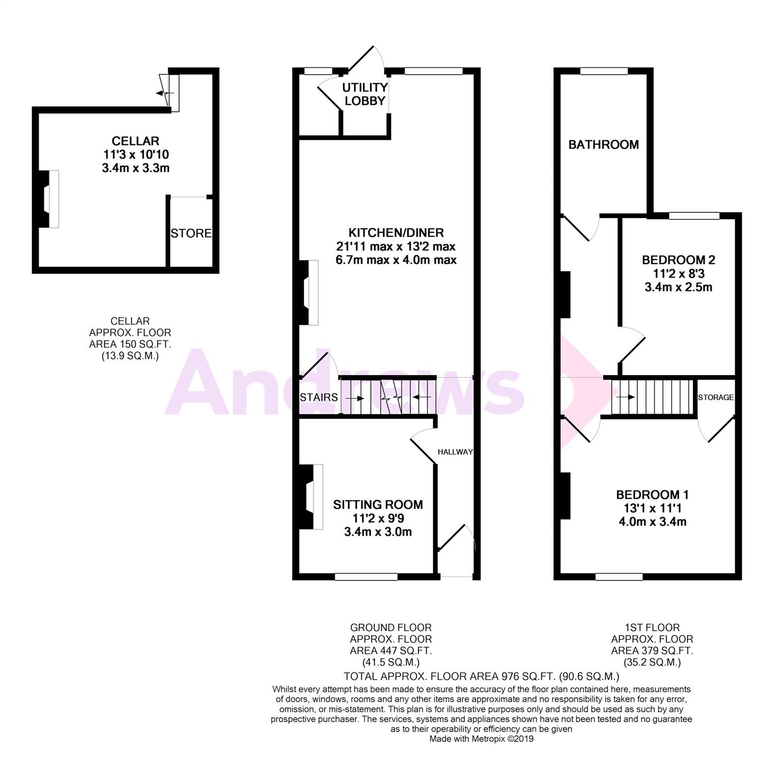 2 Bedrooms Terraced house for sale in Rosehill Street, Cheltenham GL52