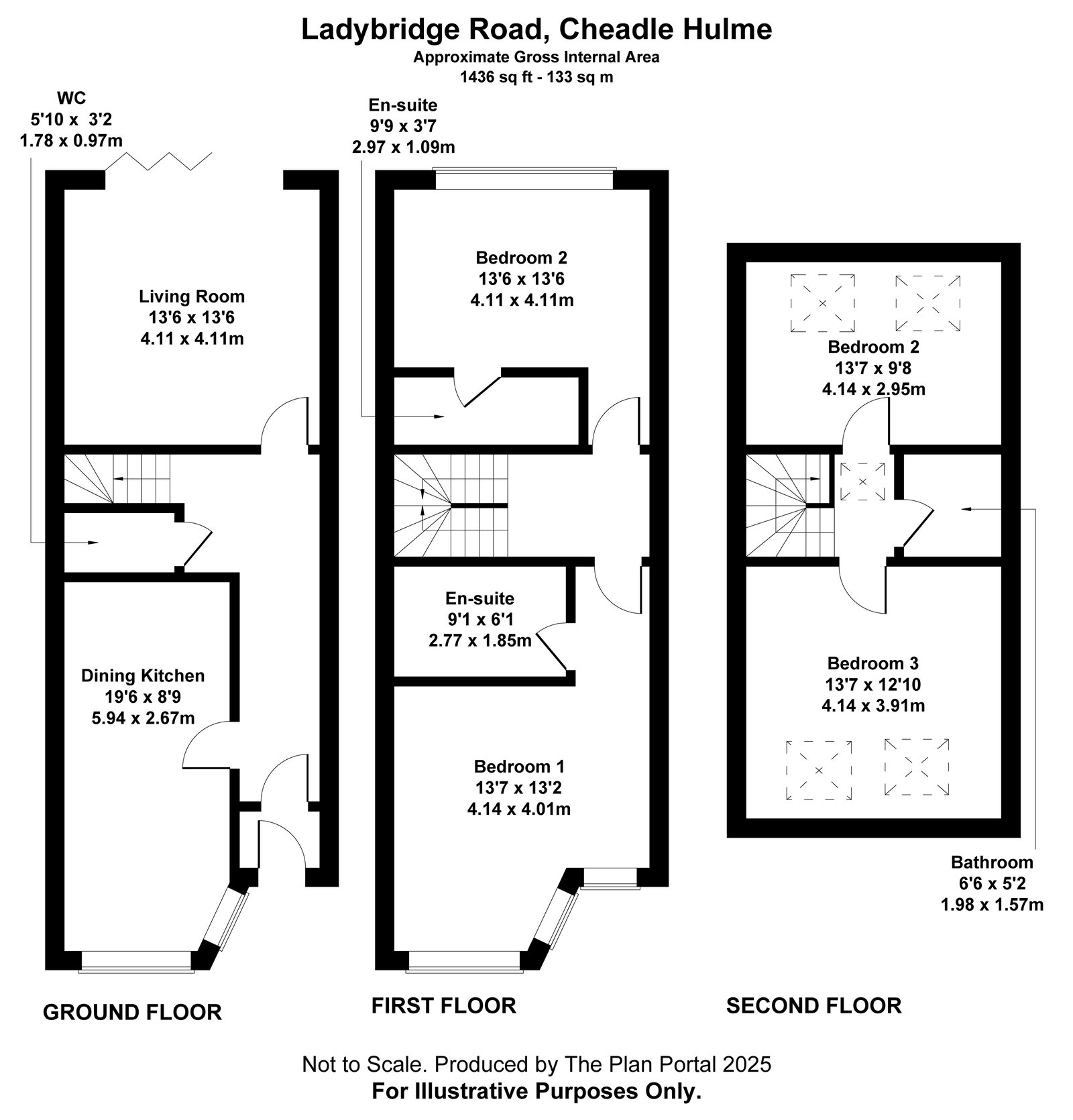 11b, Ladybridge Road, Cheadle floorplan