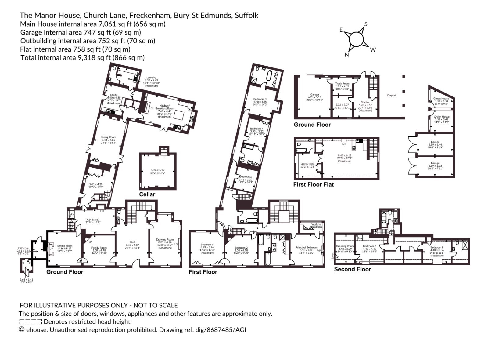 Manor House,, Church Lane, Bury St. Edmunds floorplan