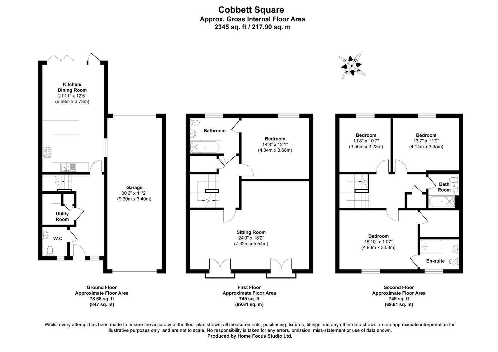 39, Cobbett Square, Bordon floorplan