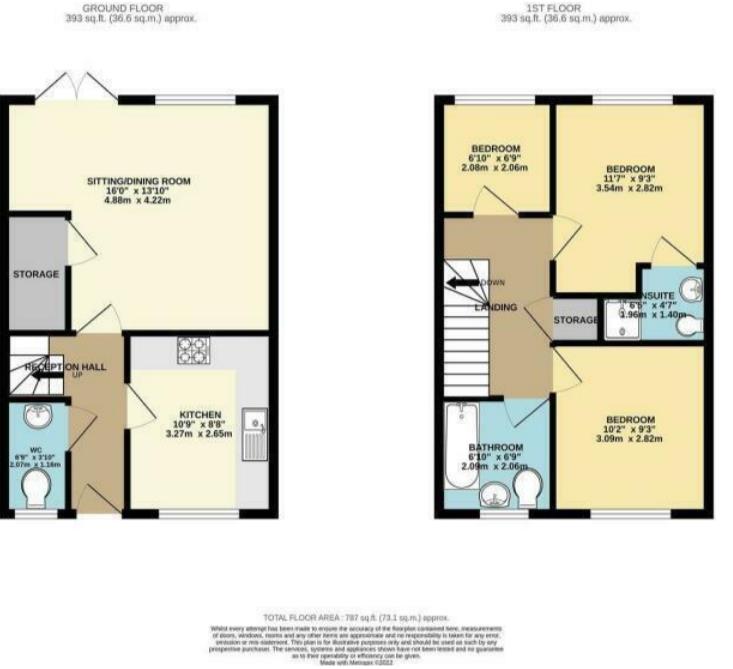45, Dobede Way, Ely floorplan