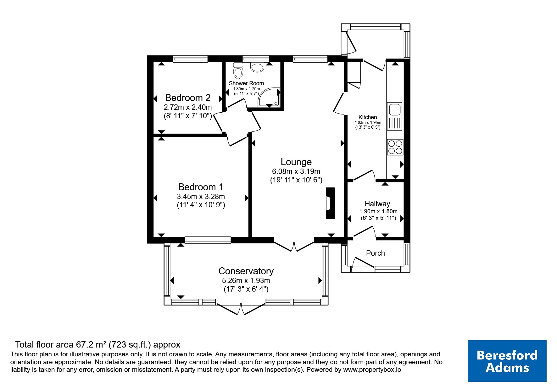 7, Maes Maethlu, Holyhead floorplan