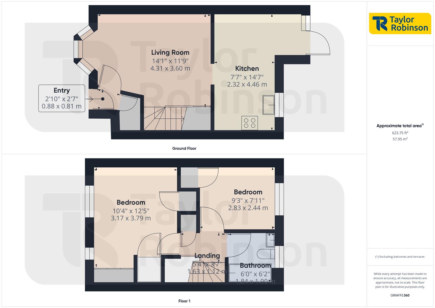 9, Wheeler Road, Crawley floorplan