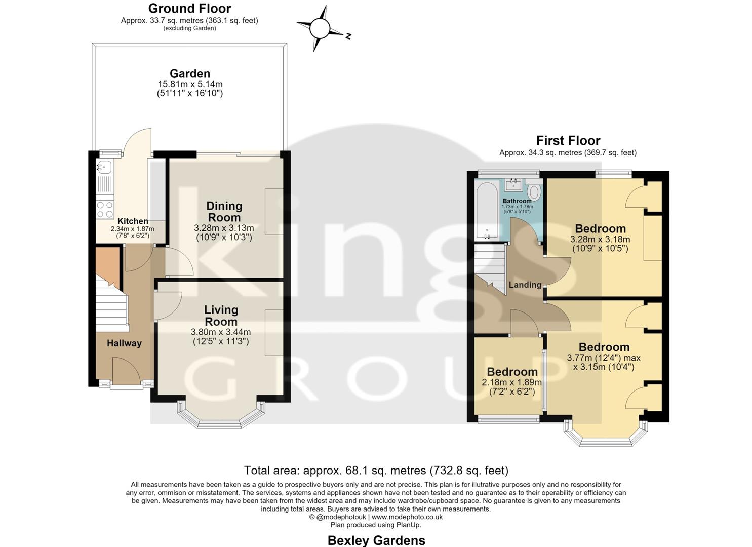 58, Bexley Gardens, London floorplan