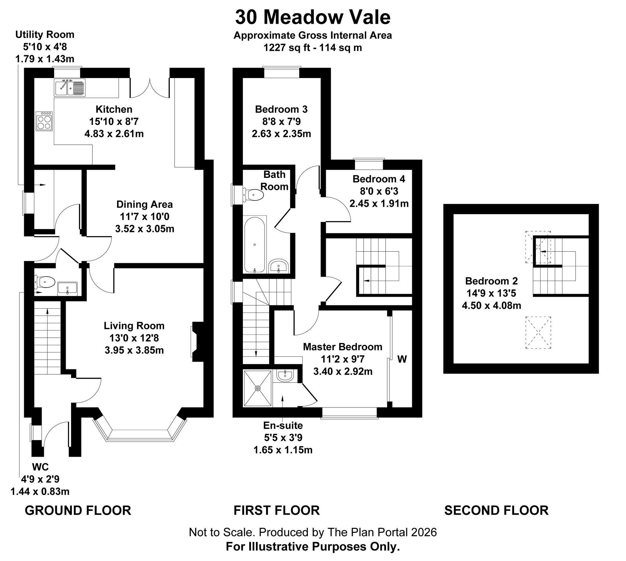 30 Meadow Vale, Belper floorplan