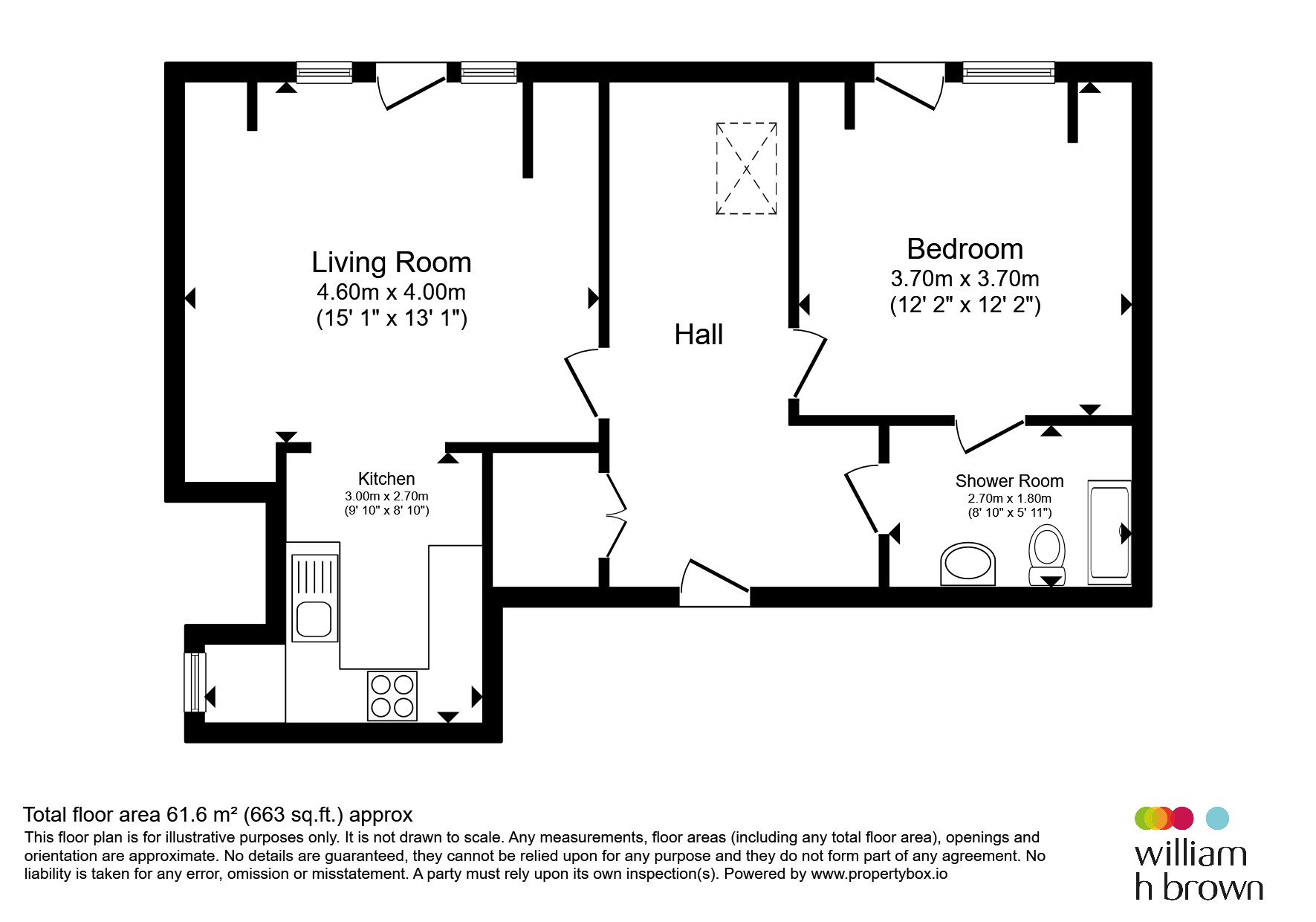 136, Unwin Court Haxby Road, York floorplan