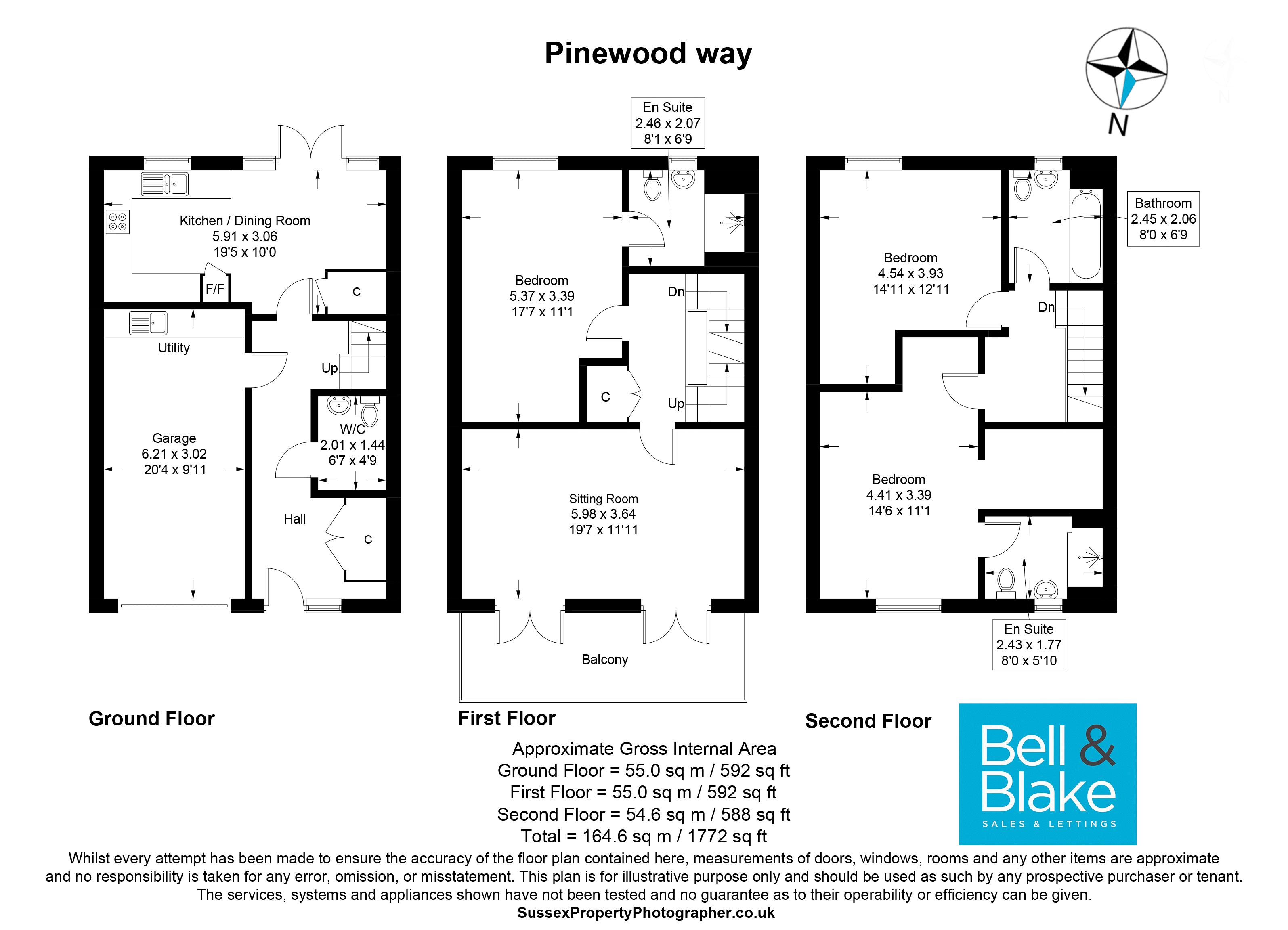 121, Pinewood Way, Chichester floorplan