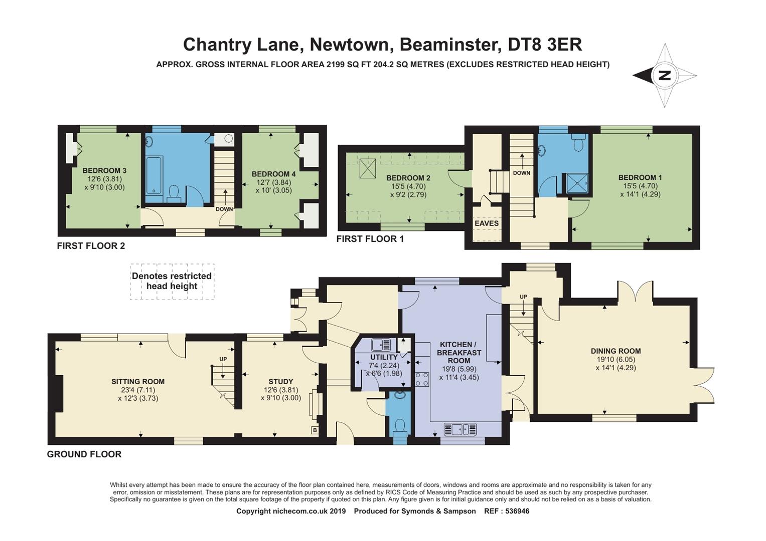 49, Chantry Lane, Dorset floorplan