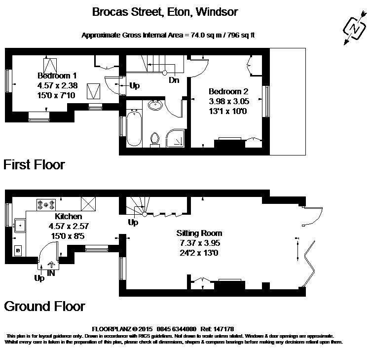 2 Bedrooms Cottage to rent in Brocas Street, Eton, Windsor SL4
