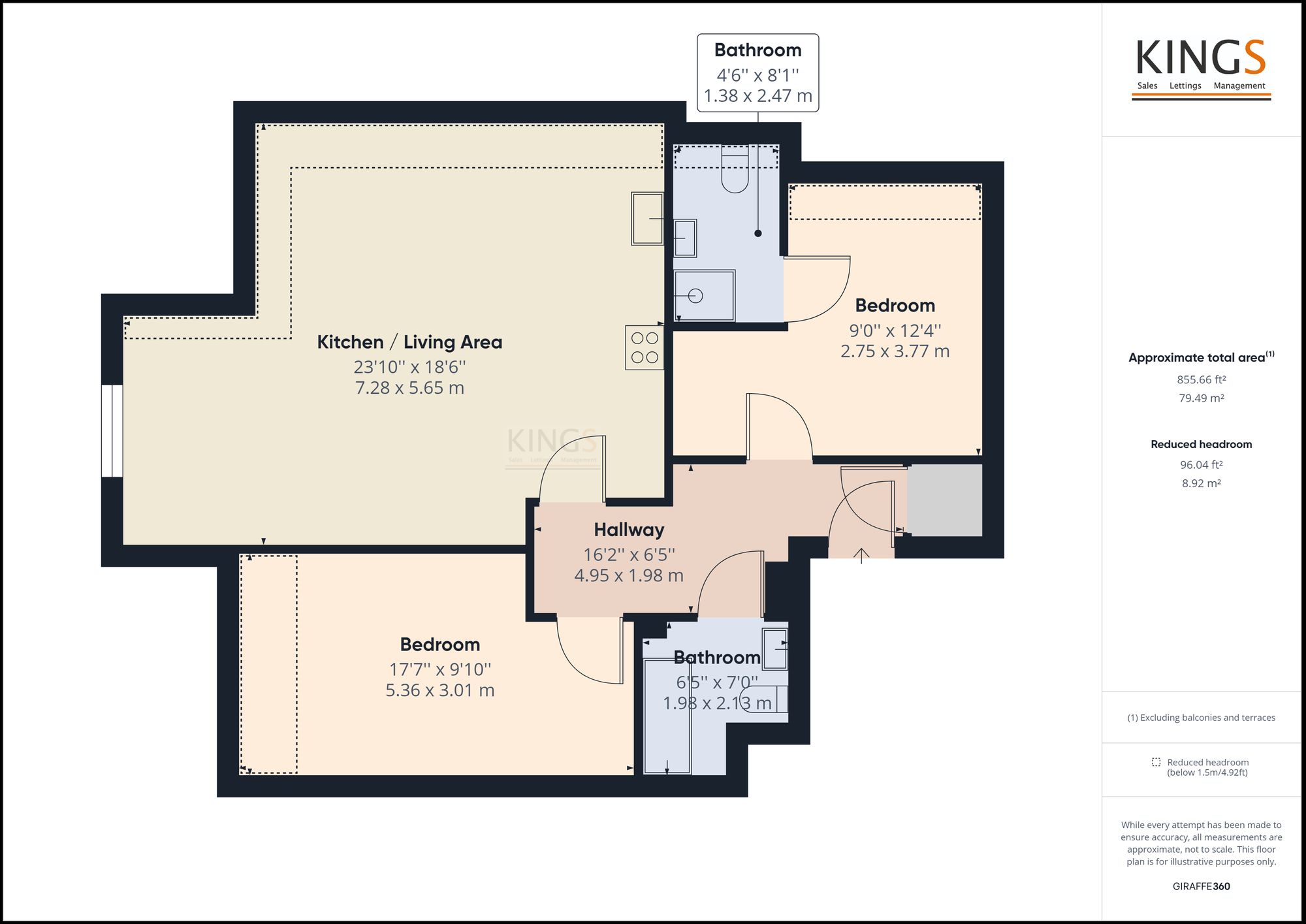 Flat 15, Highfield House Roe Green Lane, Hatfield floorplan
