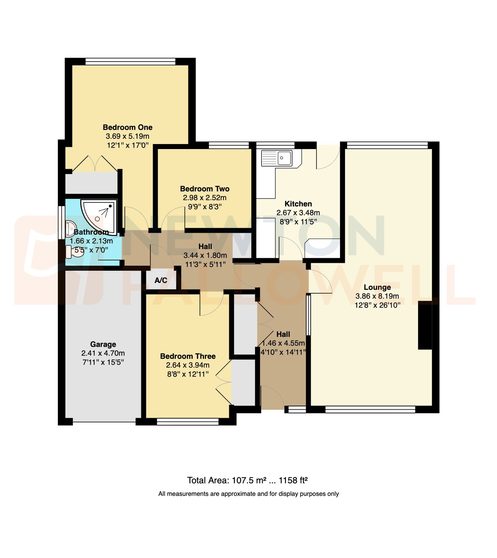 8 Pine Tree Close, Worksop floorplan