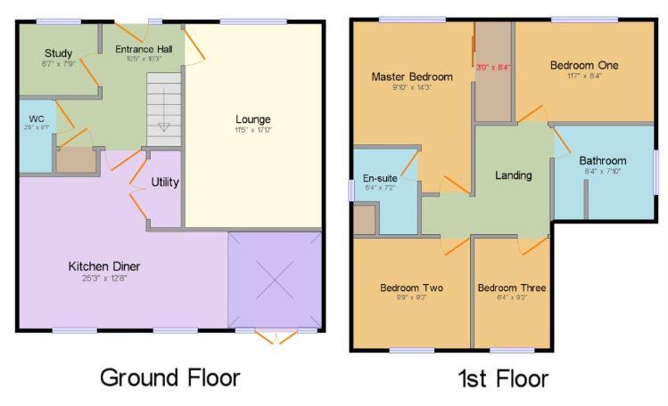 42, Moss Wood Court, Wrexham floorplan