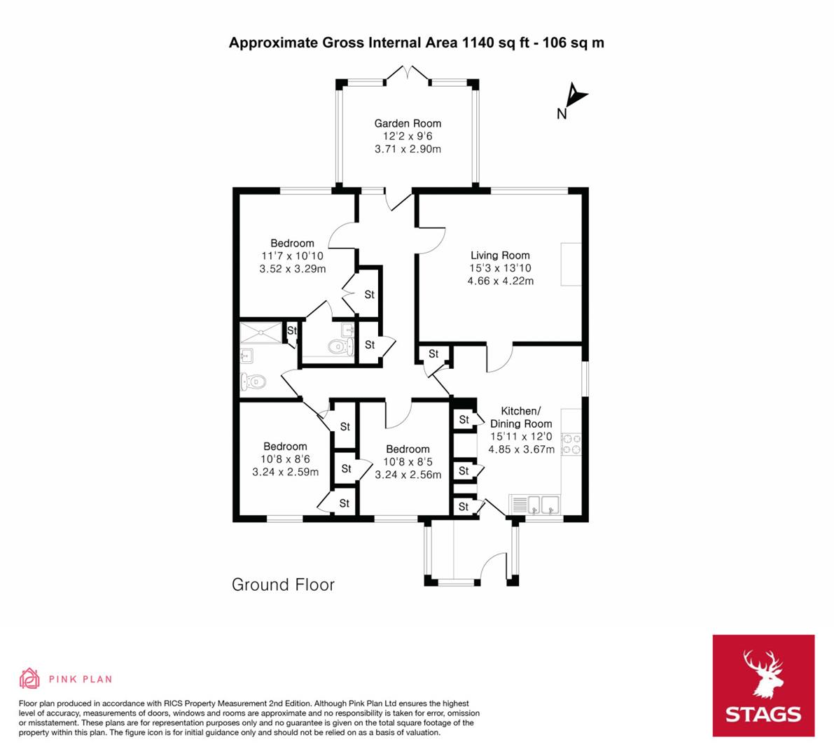 Meadow View, Well Street, Truro floorplan
