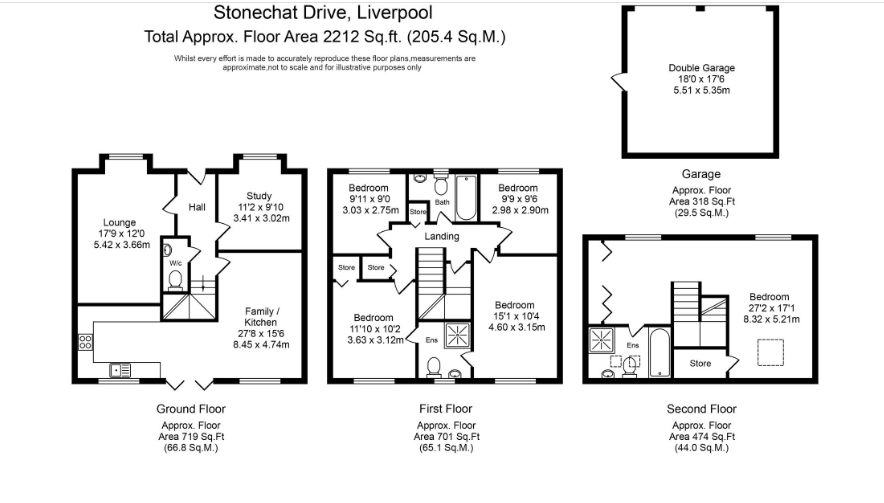 28 Stonechat Drive, Maghull floorplan