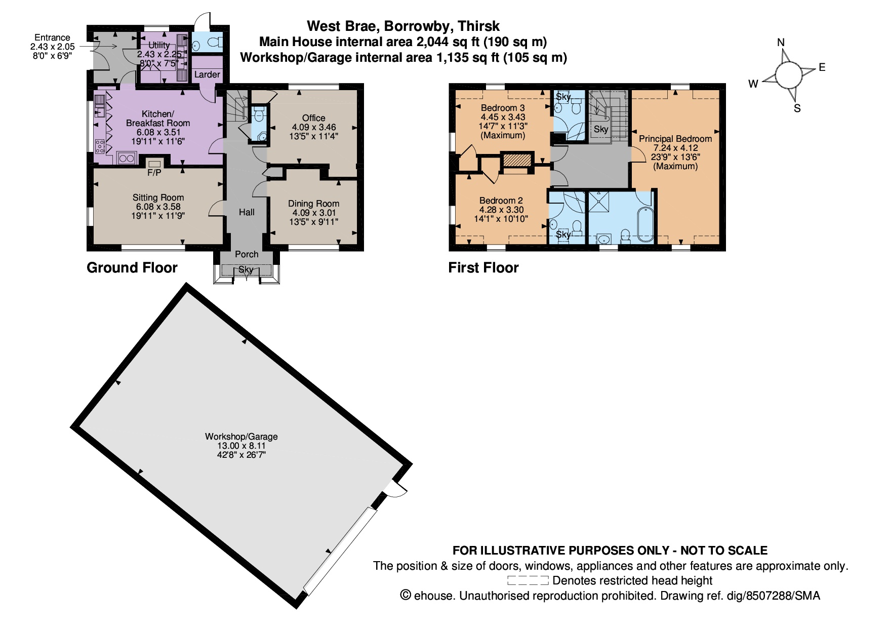 Borrowby, Thirsk, North Yorkshire YO7, 3 bedroom detached house for