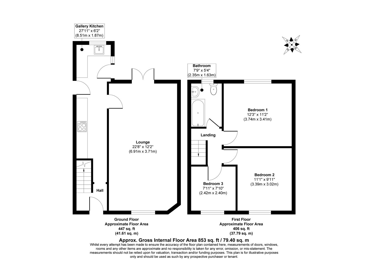 22, Wood Street, Ripley floorplan