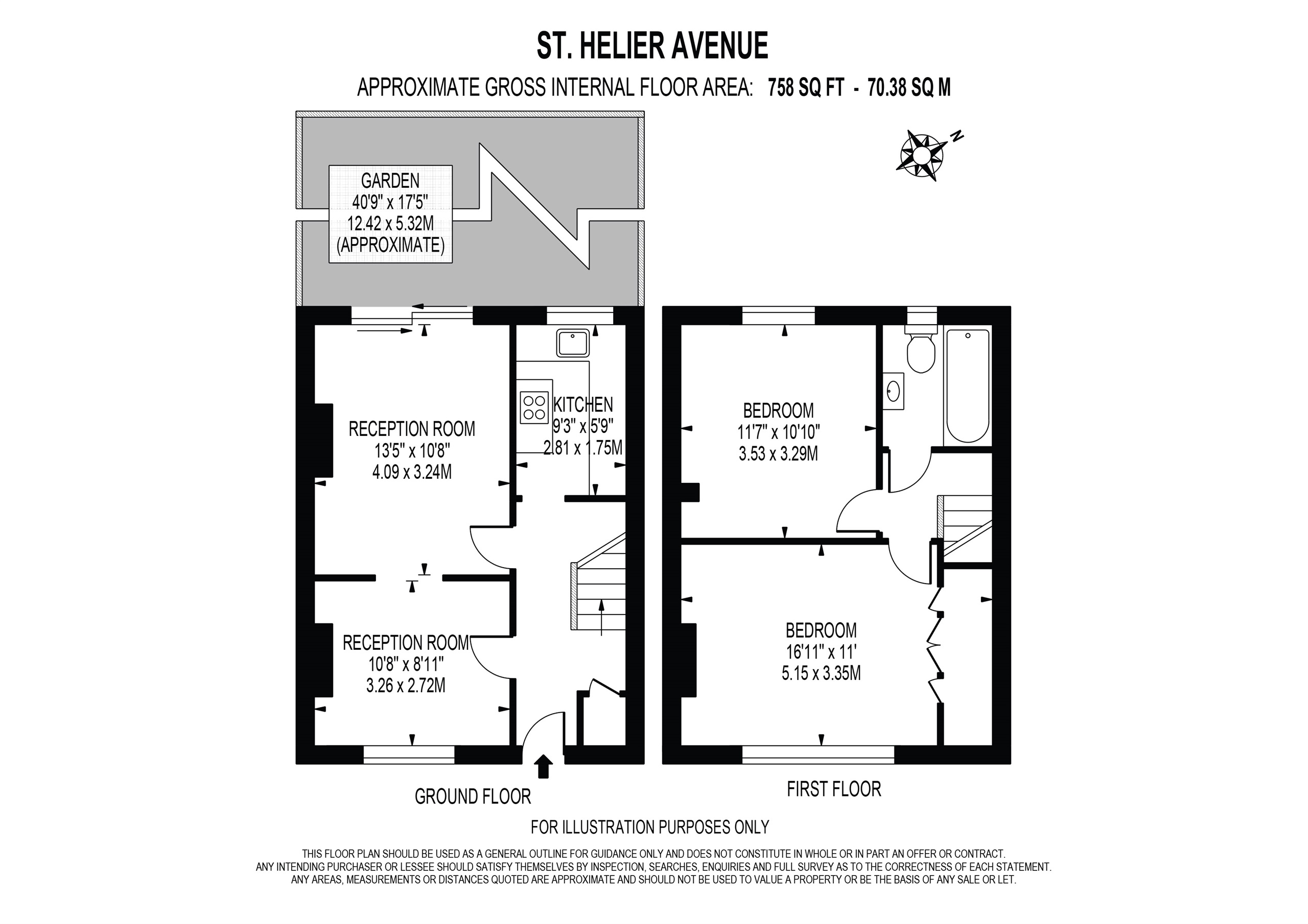 242, St. Helier Avenue, Morden floorplan