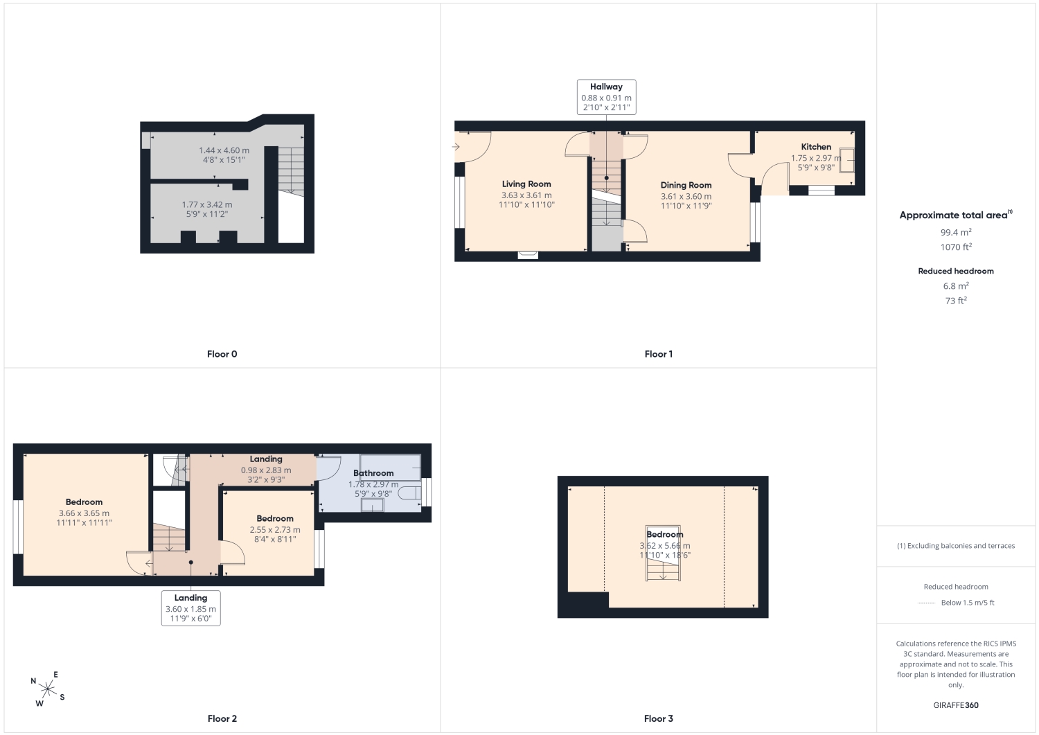 68, Basford Street, Sheffield floorplan