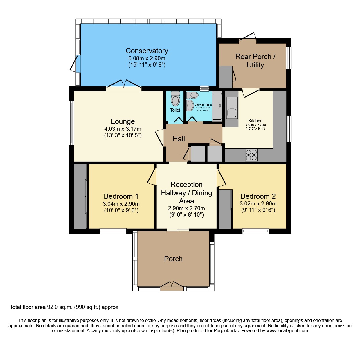 1, Chestnut Avenue, Bucknall floorplan