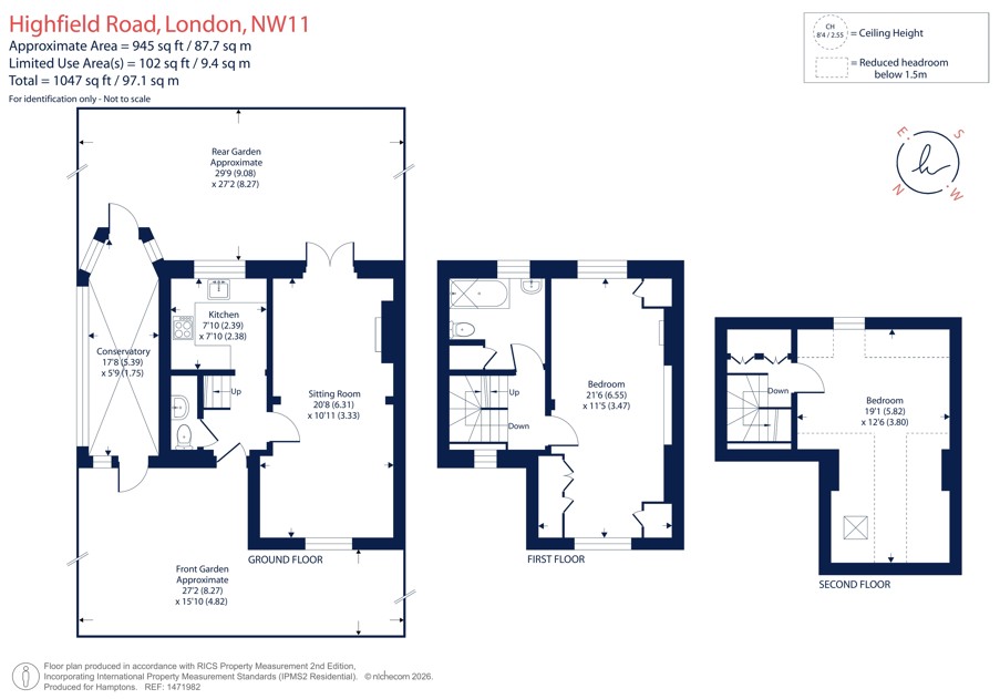 2 Gothic Cottages, Highfield Road, London floorplan