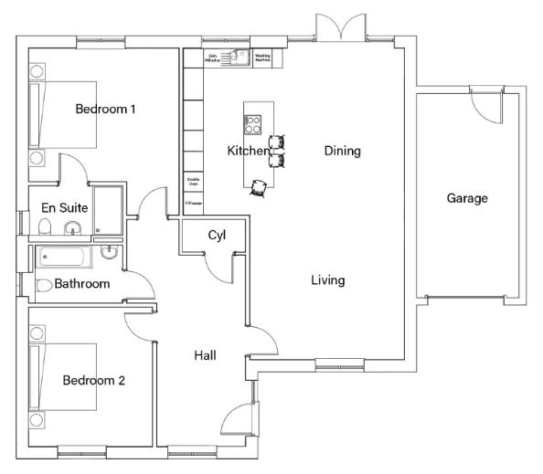 1 Spinney Court, Apletona, Northallerton floorplan