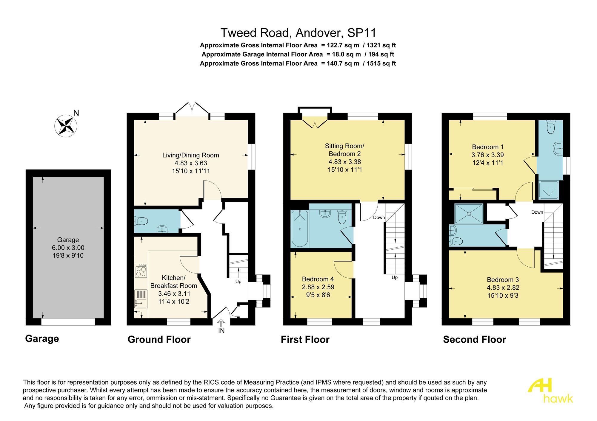 1 Tweed Road, Andover floorplan