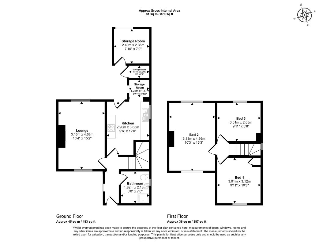 9 Council Villas, Barrow Road, Barrow-upon-Humber floorplan