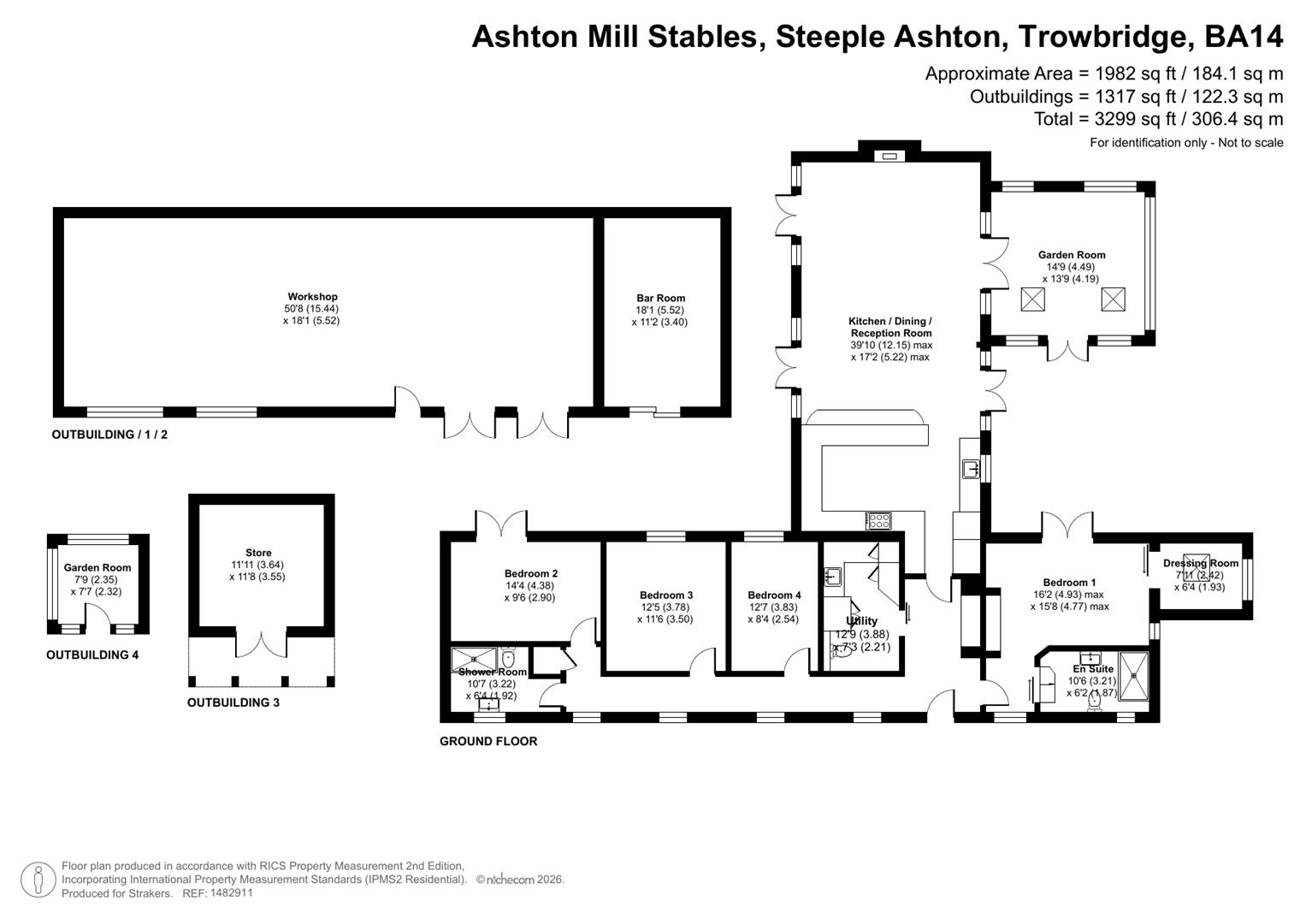 Ashton Mills Stables, Steeple Ashton, Trowbridge floorplan