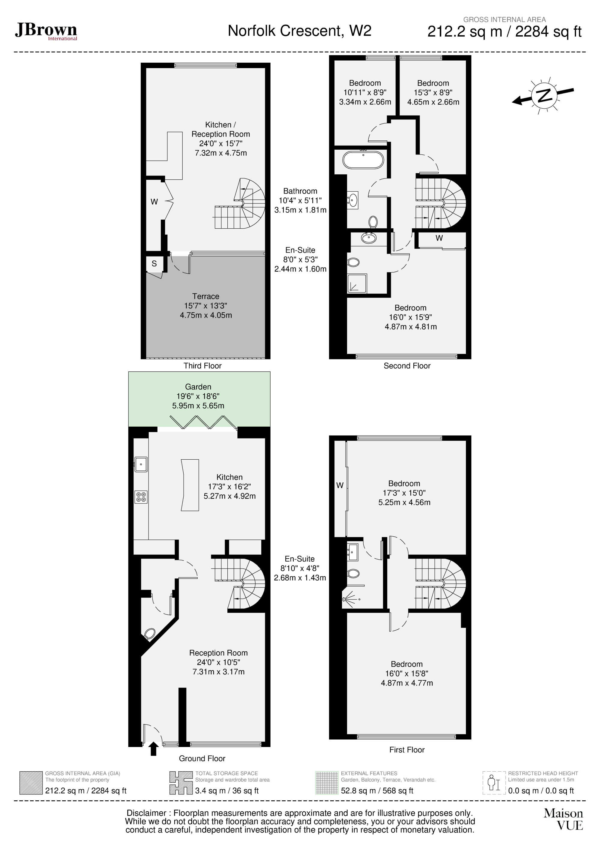 31, Norfolk Crescent, London floorplan
