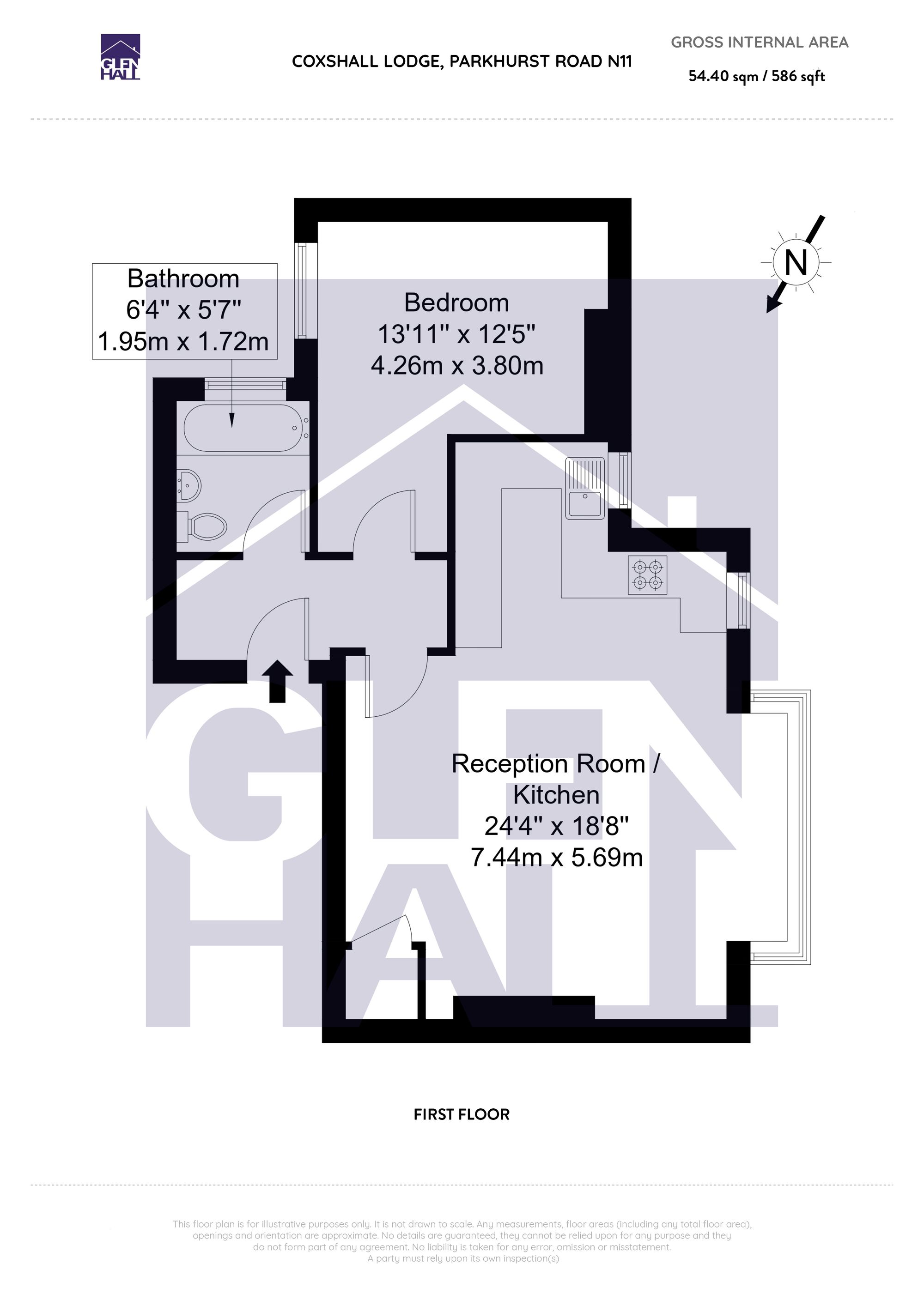 3 Coxshall Lodge, London floorplan