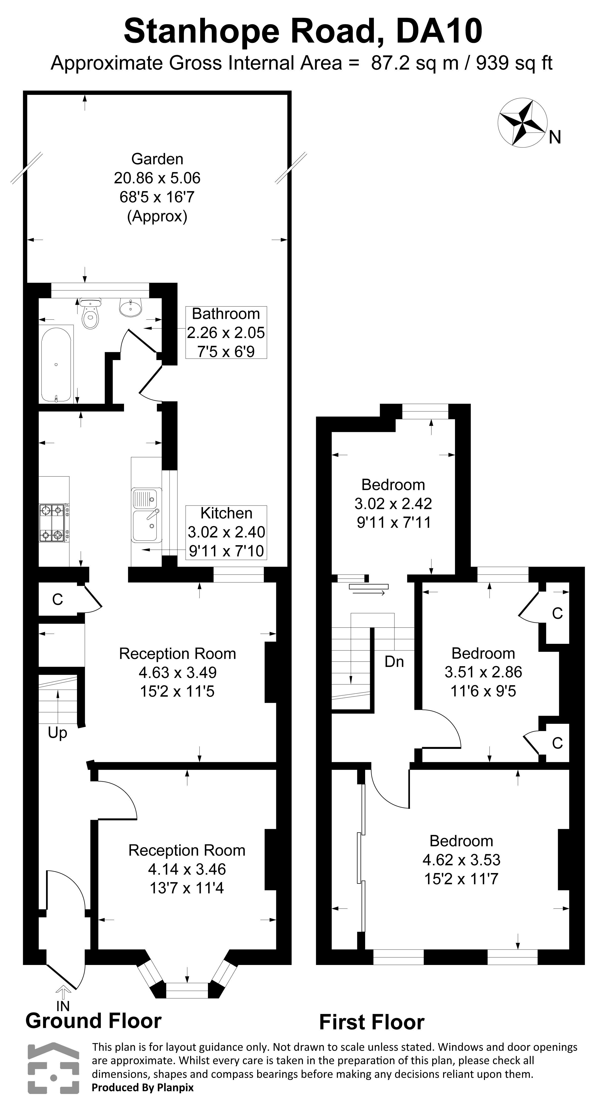 Stanhope Road, Kent floorplan