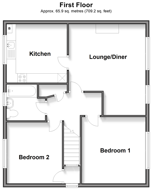 St. John's Road, Welling floorplan