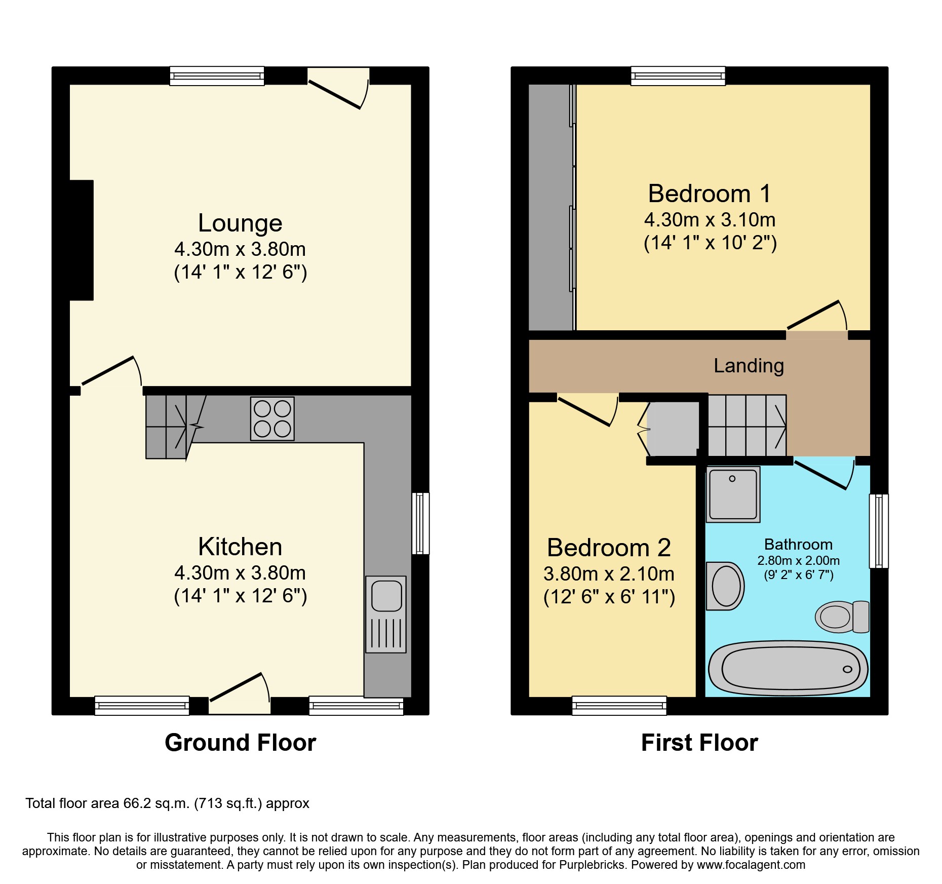 Wetherby Road, Roundhay, Leeds LS8, 2 bedroom semidetached house for