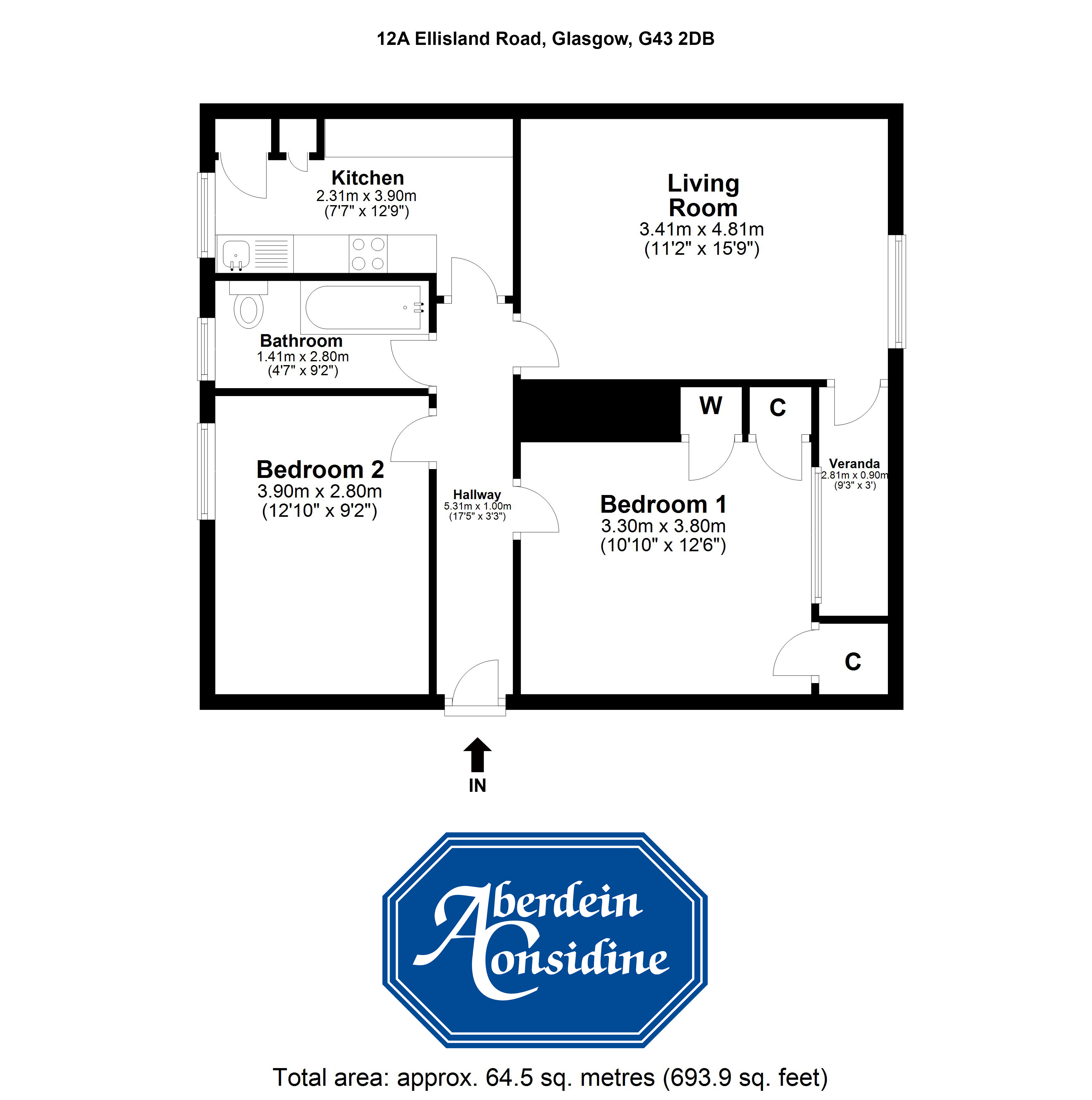 2 Bedrooms Flat for sale in 0/2, Pollokshaws Road, Gorbals, Glasgow G41